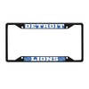 FANMATS 31355 Detroit Lions Metal License Plate Frame Black Finish