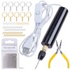 LET'S RESIN Electric Drill, 74Pcs Hand Drill with 3-Jaw Clamp-Applicable
