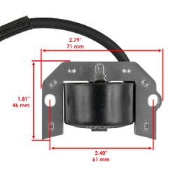 Caltric Ignition Coil Compatible with John Deere LT180 LT190 LTR180 LX277 LX280 LX288 MIA11064