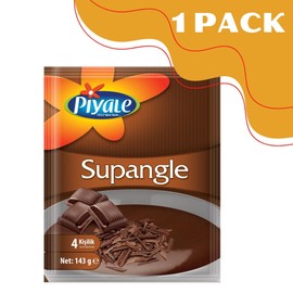 VHD Piyale Supangle Chocolate Instant Pudding – Supangle, Cikolatalı Puding, Dessert Mix, Packaged Cream Pudding Powder, Easy Cook and Serve, 4 Portions, 143 g/ 5.04 Oz, 1 Pack
