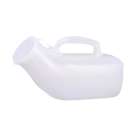 perfeclan Männliche Urinalflasche, männliche Urinal -Pee -Flasche, 1200 ml leckere Männer Töpfchen Harnbehälter für männliche Senioren Campingreisen, Weiß
