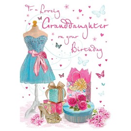 Regal Publishing Granddaughter Birthday Card 9" x 6"