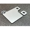 Licenseplate-007 Motorcycle Self-Response Sticker Acrylic Plate (Paw) 0.06 inch (1.5