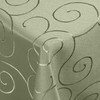 Damask Tablecloth with Curl/Circle Design, Choice of Sizes and Colours,