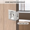 HOME MASTER HARDWARE Privacy Pocket Door Lock Hardware with Pull