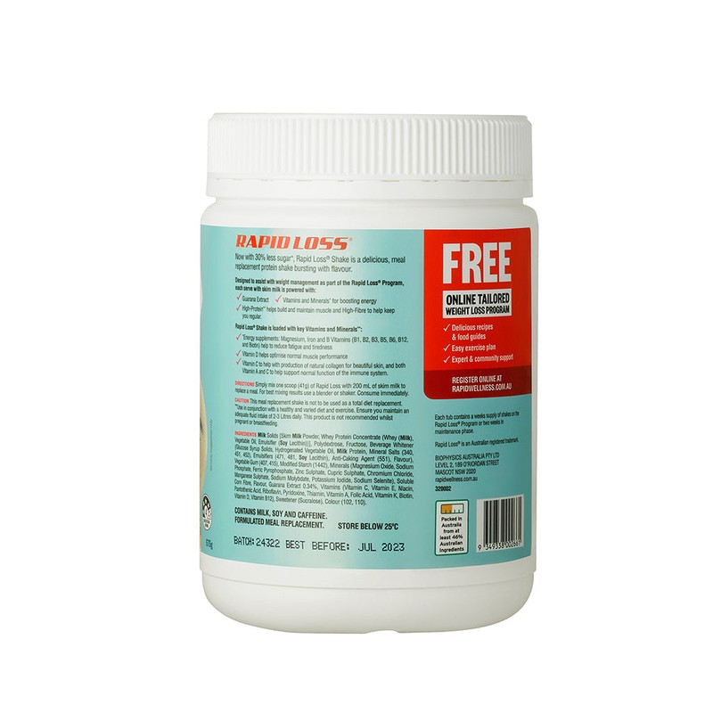 RAPID LOSS Vanilla Meal Replacement Shake 575g