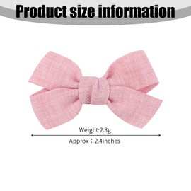 18Pcs Pairs Hair Bows Clips for Little Girls,Baby Hair Clips,Fully Lined Baby Hair Bows Clips,Infants Toddlers Kids Hair Styling Accessories for Fine Hair,Hair Styling Accessories(9Colors)