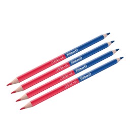 Pelikan Coloured Pencils (Thin Triangular) Two Tone Red and Blue (Pack of 4)