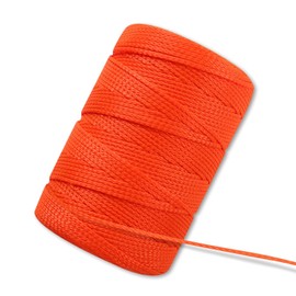 Romeda Mason Line #18, 500 Ft Orange String, Construction Twine for Gardening & Masonry