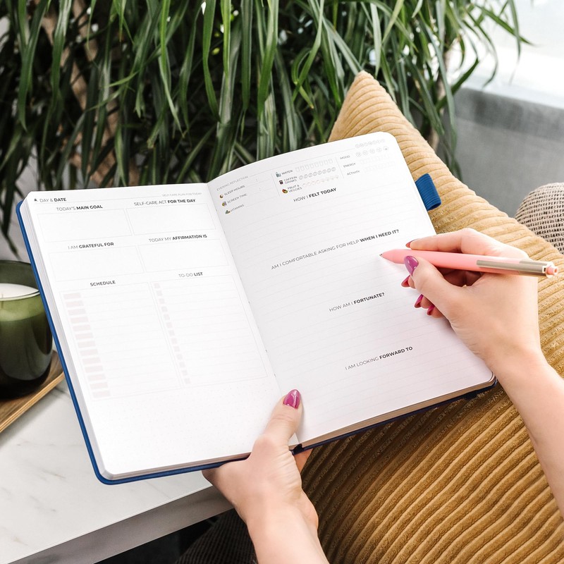 Clever Fox Self-Care Journal – Wellness & Daily Reflection Notebook