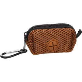 Flamingo Misha Poo Bag Dispenser - Brown | Stylish, Practical & Durable! - Includes Poop Bag