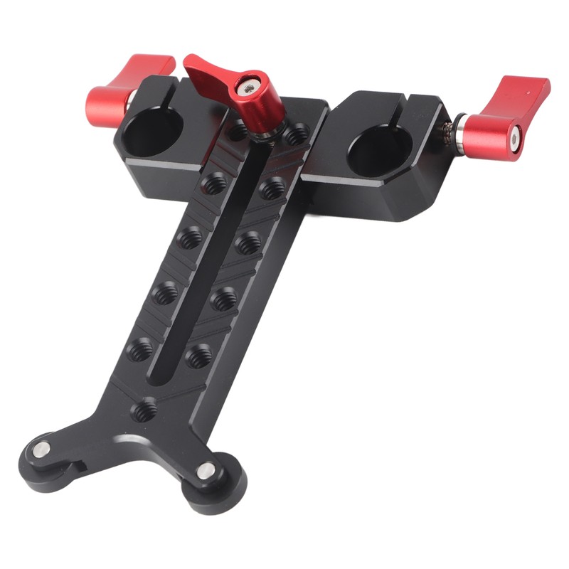 Long Lens Support Height Adjustable 15mm Rod Hole Aluminum Alloy