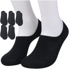 Raymark Men's Foot Cover, Sugo-Soo, Ankle Socks, Invisible Cotton, Does Not Fall Off, Summer, No Stuffy, Odor Resistant, Quick Drying, Deodorizing, Simple, Plain, No Smell, 6 Pairs Set, 5 Pairs + 1