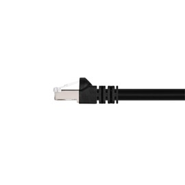 Monoprice - 124360 Cat6A Ethernet Patch Cable - Network Internet Cord - RJ45, 550Mhz, STP, Pure Bare Copper Wire, 10G, 26AWG, 10ft, Black