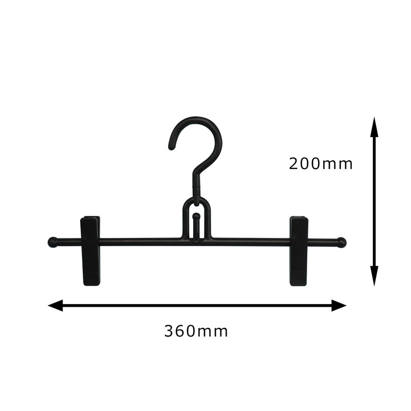 Shinko Hanger Bottoms Hanger "Relay Skirt" Set of 2 Black