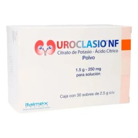 Uroclasio Nf Polvo 0,25 G/1,5 G, 30 Sobres 2,5 G