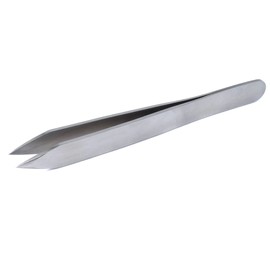BlueInox Technical Straight Tip Tweezer with Smooth Interior Stainless Steel