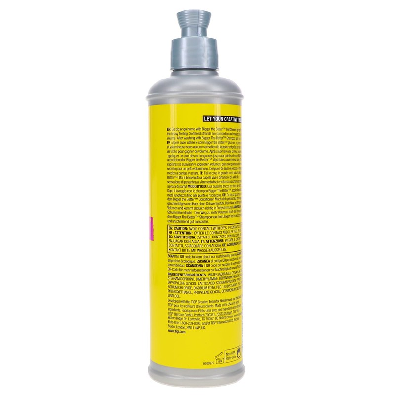 Bed Head by TIGI Bigger The Better Volume Conditioner for