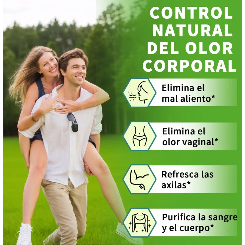 Gwynne Boody Magic Tabletas Clorofila Natural Olor Corporal Femenino Contiene