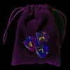 MEELYHOME 3 Pcs 8-Sided Rune Dice Resin Assorted Polyhedral Dice