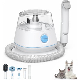 KIMORE Dog Clipper Grooming Kit, Professional Low Noise Pet Grooming Vacuum Kit Suction 99% Pet Hair,. ABS Material，Quiet,Pet Vacuum Groomer ​