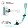 EMSINA Dry Snorkel Set,Panoramic Wide View,Anti-Fog Scuba Diving Mask,Professional Snorkeling