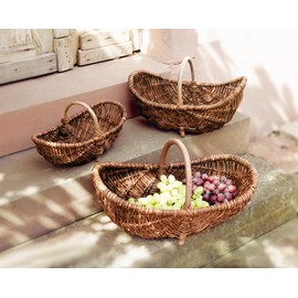 Large Wooden Hanger Basket