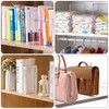 10 Pack Clear Shelf Dividers, Adjustable Acrylic Shelf Dividers for