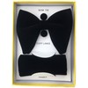 Justar Mens Pre-Tied Oversized Bow Tie Tuxedo Velvet Bowtie Cufflinks