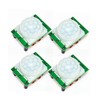 JESSINIE 4pcs HC-SR501 PIR Infrared Sensor Human Body Pyroelectric Infrared