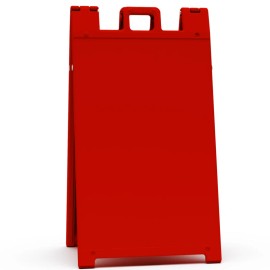 Plasticade Red Plasticade 24 inch x 36 inch Sidewalk Sign A-Frame