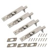 4 Pack (2 Pairs) NUZAMAS Door Flush Bolt 4" (10cm)