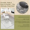40" x 60" Glass Chair Mat for Carpet, 0.2" Thick