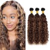 30 32 34 inch Ombre Water Wave Bundles 4/30 Human