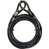 Security Plus 12024701 Cable Loop for Padlock Black
