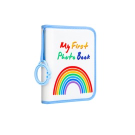 Baby Photo Book Holds 21 4x6 Photos, My First Photo Book for Baby or Toddlers,Baby Photo Album Soft Cloth Family Book, Cute Book Gift for Babies Shower Newborns Family Photos (Blue)