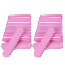 Nail Buffer (20 pcs), Buffer Block Nail Files for Acrylic Nails and Natural Nails, 100/180 Grit Small Nail Buffer Block Bulk Buffing Blocks for Nail Buff Professional Manicure File Blocks Set Pink