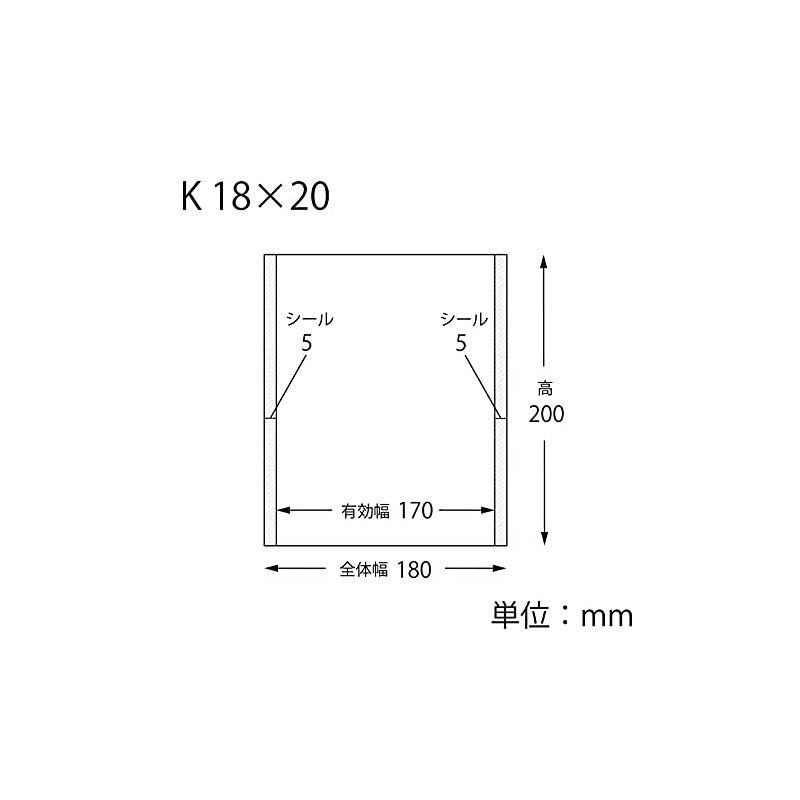 HEIKO Sweet Pack K 18 x 20 100 Count