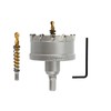 REETAI-FOUR 2-9/16'' TCT Hole Saw Kit Tungsten Carbide Tipped Hole