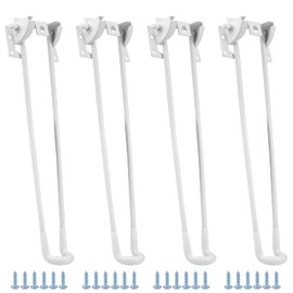 Enenes 12.6 Inch Foldable Hairpin Legs (4PCS) - Heavy Duty Metal Table Legs with Screws for Coffee Table, Desk, Nightstand - Easy Installation & Space-Saving Design