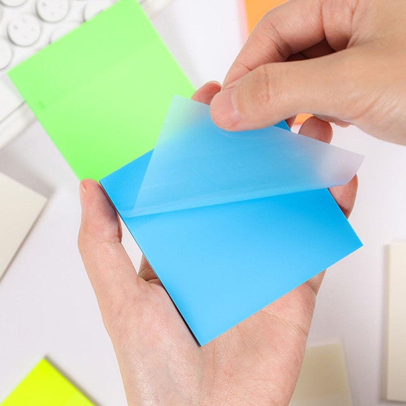 Operitacx 6 Books Colorful Sticky Notes Sticking Memo Pads Self-stick
