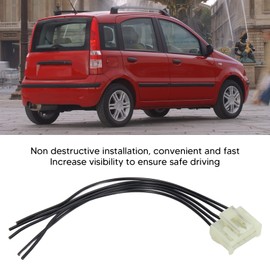 OUKENS Rear Light Wiring Harness Plug, High Performance Taillight Wiring Harness Plug Repair Kit, 51277277 Replacement for Fiat Panda Second Generation Mk3 169