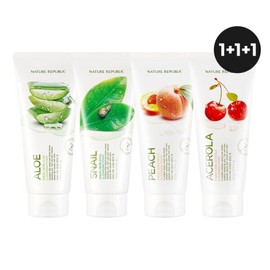 Nature Republic 네이처리퍼블릭 1+1+1 프레시 허브 폼클렌징 4종 택 1 Nature Republic 1+1+1 Fresh Herb Foam Cleansing Choose 1 out of 4 Types