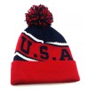 Top Pro Sports USA New Knit Beanie Pom United States
