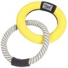Pet Life ® 'Ring Toss' Dual-Connecting Jute Rope and Floating