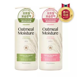 On The Body [온더바디] 오가니스트 오트밀 바디워시 1000g 클린솝 X 1개 + 딥머스크 X 1개 On The Body Organist Oatmeal Body Wash 1000g Clean Soap X 1 + Deep Musk X 1