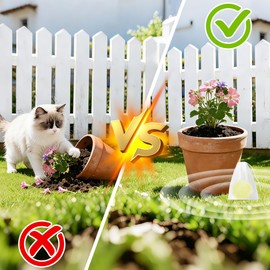 Cijoaui 24 Pcs Cat Deterrent Balls – Natural Peppermint Oil Formula for Indoor & Outdoor Use, Plant-Based Scent Balls for Yard, Garden, Patio, Furniture & Home
