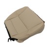 labwork Artificial Leather Driver Side Bottom Seat Cover Tan Replacement