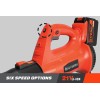 Blütezeit Cordless Leaf Blower Electric 8.0Ah Battery Power for Lawn