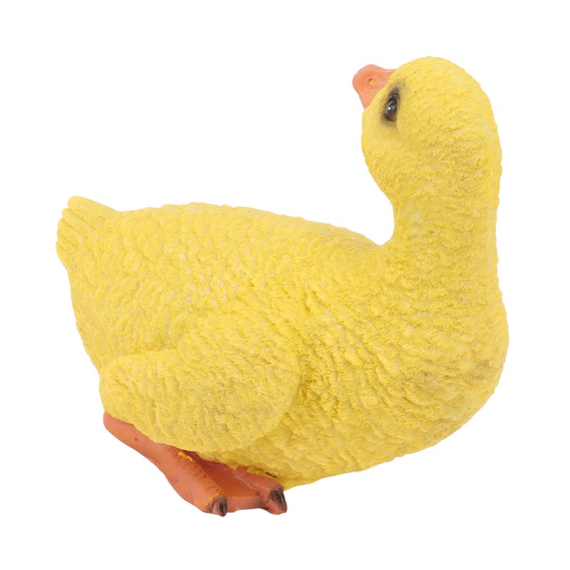 Duck Ornament Resin Weather Resistant Cute Vivid Expression Duck Statues